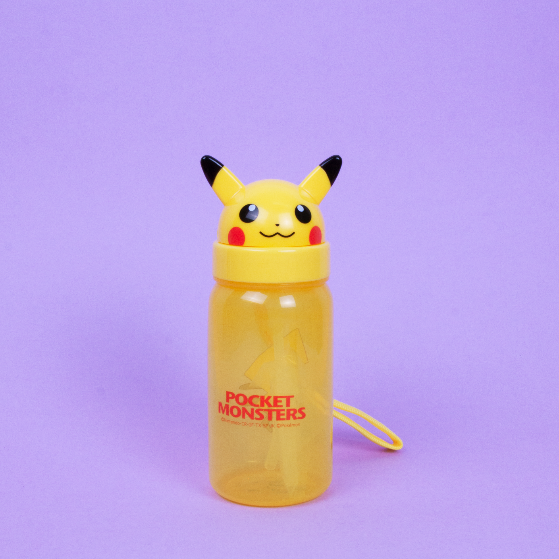 Pokemon Pikachu Die-Cut Straw Type Bottle